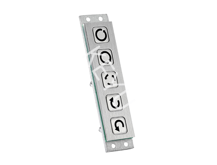 side keypad, stainless steel keys, customized keypad