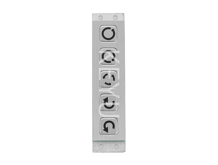 side keypad, stainless steel keys, customized keypad