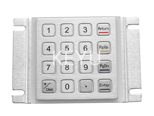 numeric metal keypad