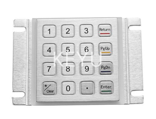 numeric metal keypad