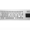 stainless steel keyboard with touchpad