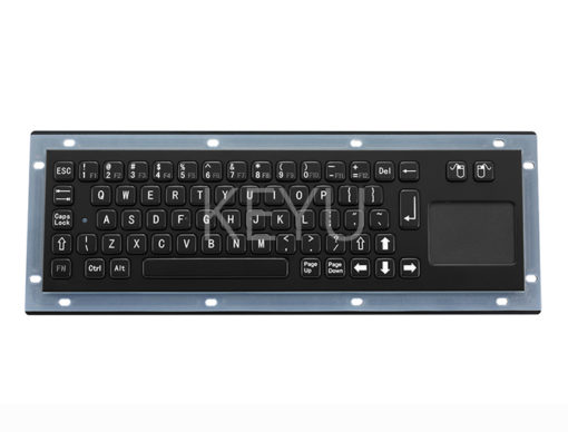 stainless stell keyboard with touchpad