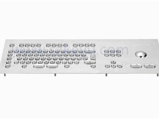 Brushed keyboard