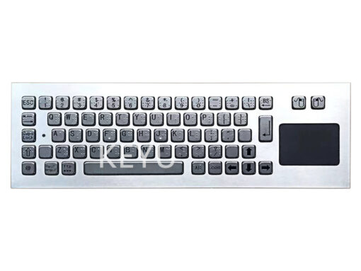 Braille metal keyboard