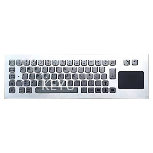 Braille metal keyboard