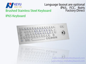 Brushed Stainless Steel Keyboard