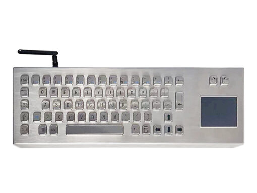 Wireless metal keyboard