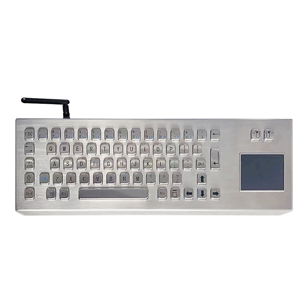 Wireless metal keyboard