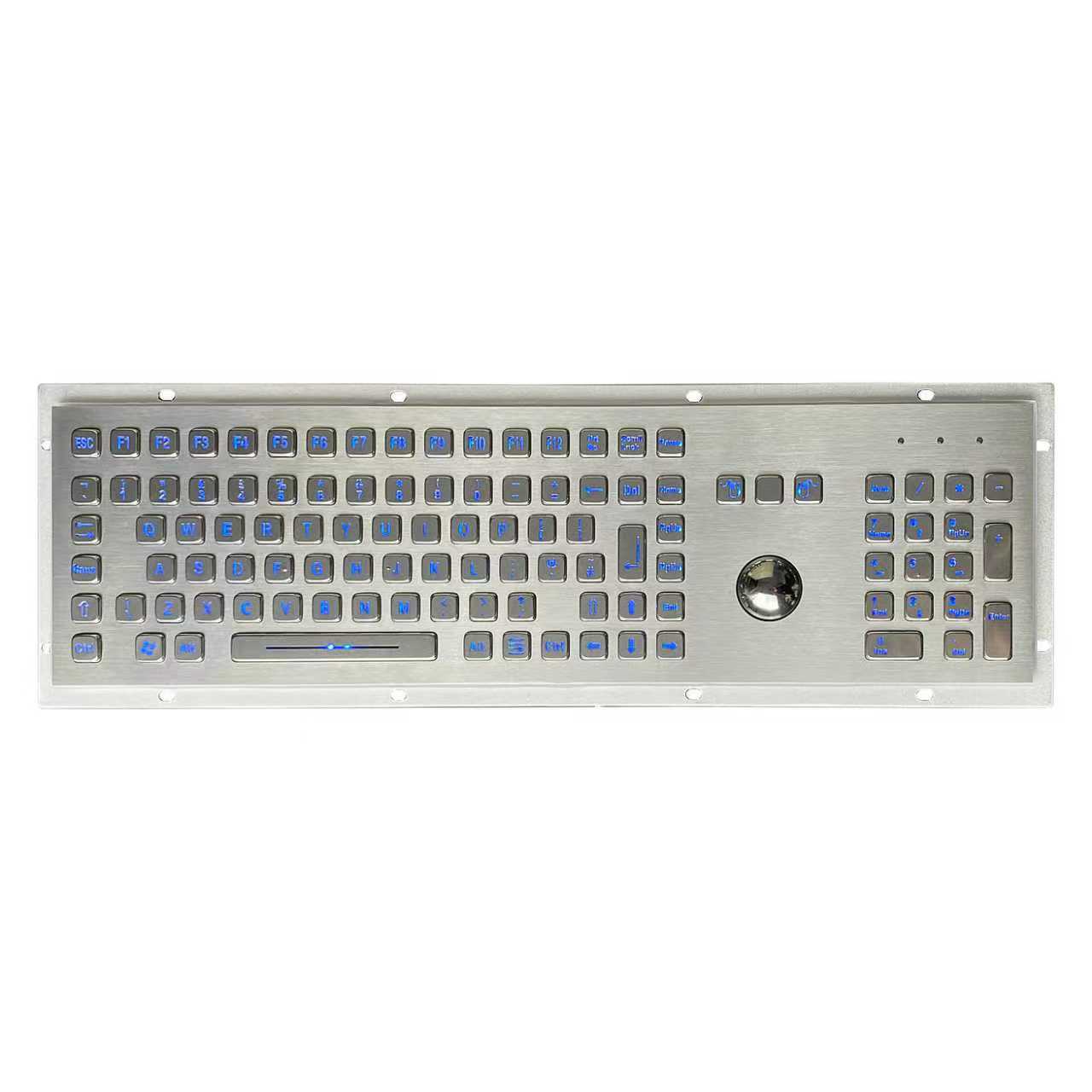blue led keyboard